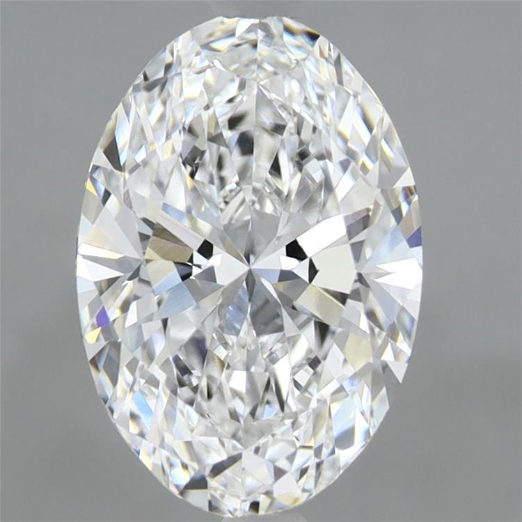2.08 Carat Oval Shaped, Ideal Cut, D Color, VVS2 Clarity, IGI Certified Lab Grown Diamond