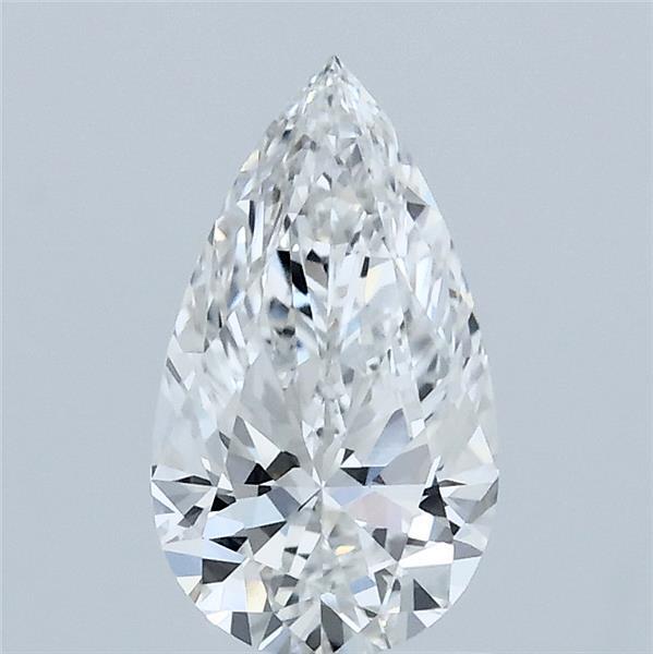 1.03 Carat Pear Shaped, Ideal Cut, F Color, VVS2 Clarity, IGI Certified Lab Grown Diamond