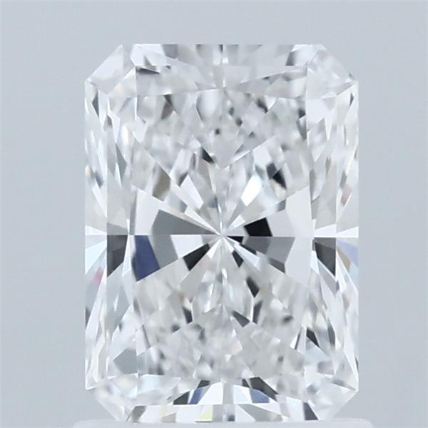1.34 Carat Radiant Shaped, Excellent Cut, D Color, IF Clarity, IGI Certified Lab Grown Diamond
