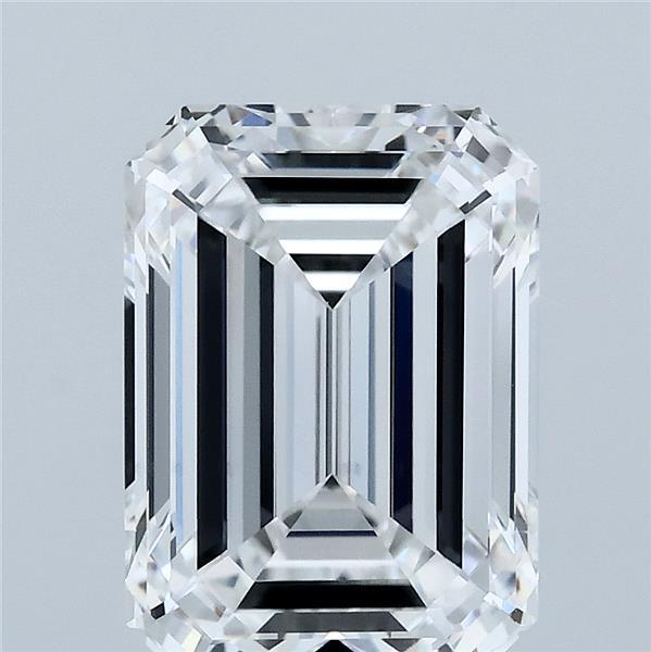4.03 Carat Emerald Shaped, Ideal Cut, D Color, VS1 Clarity, IGI Certified Lab Grown Diamond