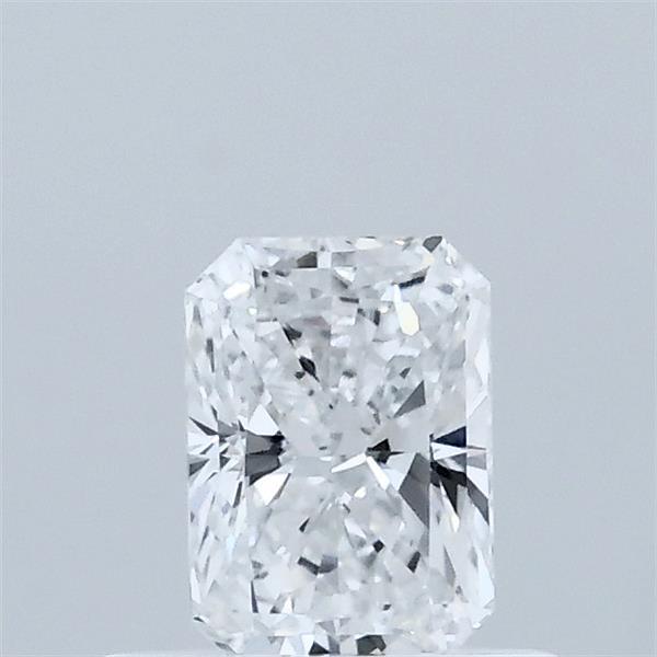 0.54 Carat Radiant Shaped, Excellent Cut, D Color, VVS2 Clarity, IGI Certified Lab Grown Diamond