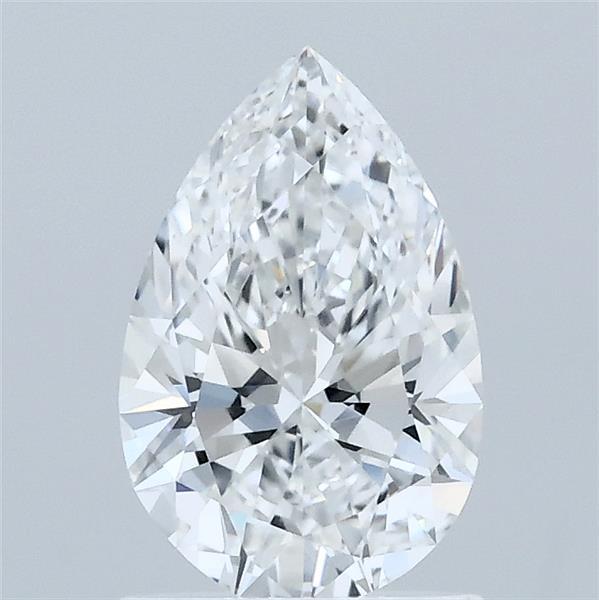 1.10 Carat Pear Shaped, Ideal Cut, E Color, IF Clarity, IGI Certified Lab Grown Diamond