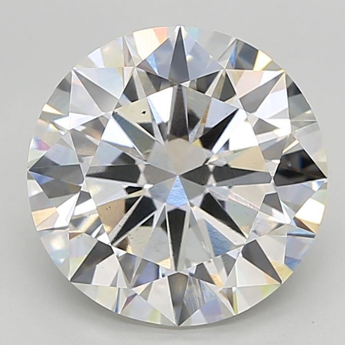 4.99 Carat Round Shaped, Excellent Cut, G Color, VS2 Clarity, IGI Certified Lab Grown Diamond
