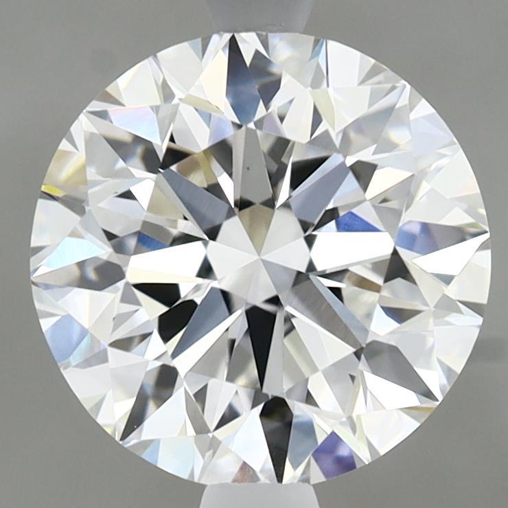 3.06 Carat Round Shaped, Excellent Cut, E Color, VVS2 Clarity, IGI Certified Lab Grown Diamond