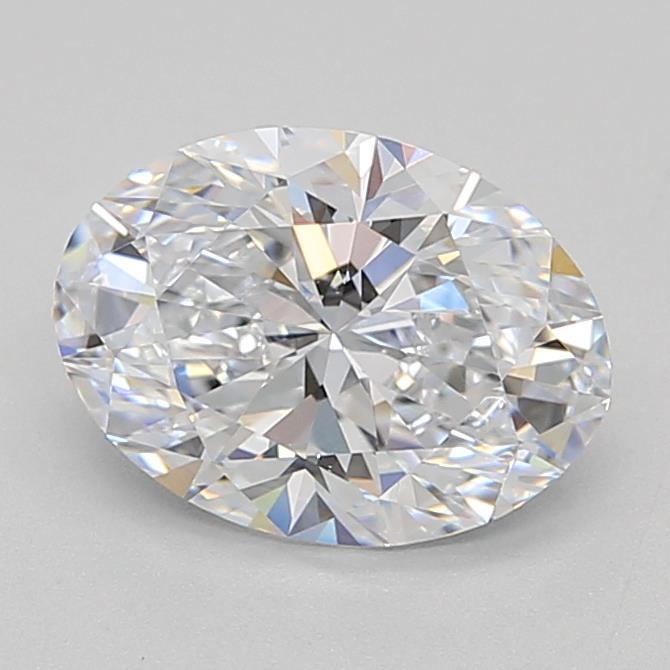 1.52 Carat Oval Shaped, Ideal Cut, E Color, IF Clarity, IGI Certified Lab Grown Diamond