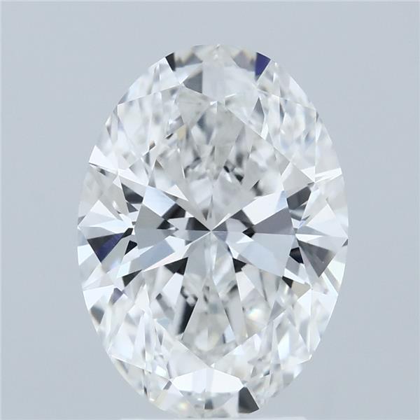 3.26 Carat Oval Shaped, Ideal Cut, E Color, VVS2 Clarity, IGI Certified Lab Grown Diamond