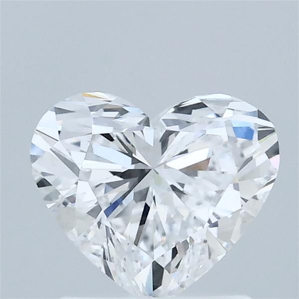 1.00 Carat Heart Shaped, Ideal Cut, D Color, VVS2 Clarity, IGI Certified Lab Grown Diamond