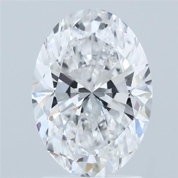 2.06 Carat Oval Shaped, Ideal Cut, D Color, VVS1 Clarity, IGI Certified Lab Grown Diamond
