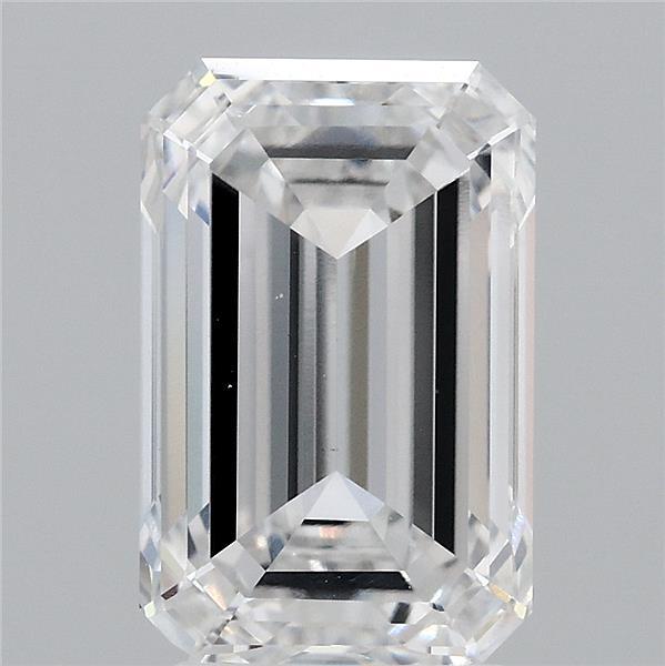 4.01 Carat Emerald Shaped, Ideal Cut, D Color, VS1 Clarity, IGI Certified Lab Grown Diamond