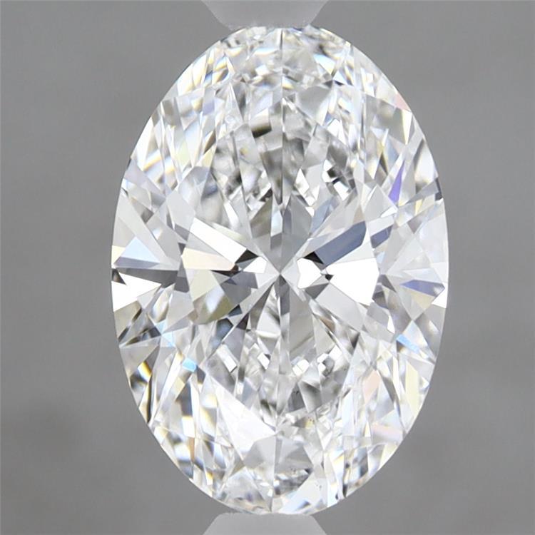 1.74 Carat Oval Shaped, Ideal Cut, D Color, VS1 Clarity, IGI Certified Lab Grown Diamond