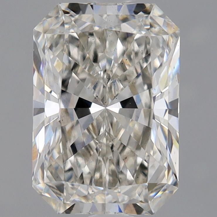 1.55 Carat Radiant Shaped, Ideal Cut, H Color, VS2 Clarity, IGI Certified Lab Grown Diamond