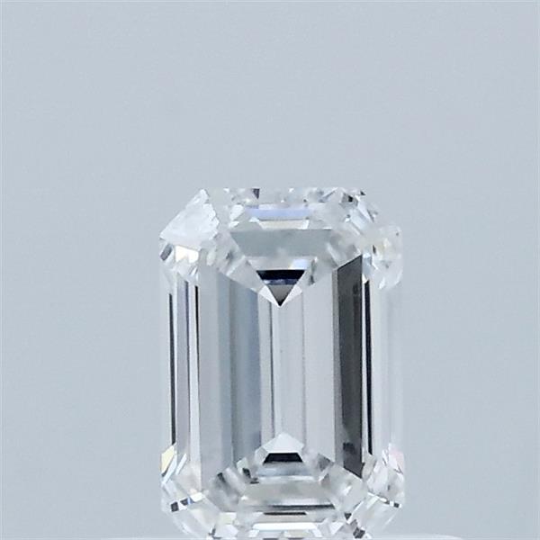 0.56 Carat Emerald Shaped, Ideal Cut, D Color, VVS2 Clarity, IGI Certified Lab Grown Diamond