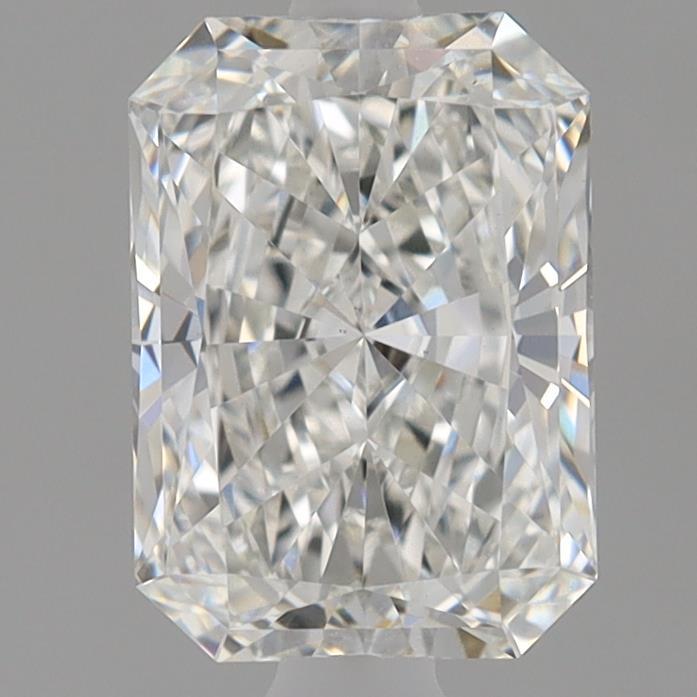 1.57 Carat Radiant Shaped, Ideal Cut, G Color, VS1 Clarity, IGI Certified Lab Grown Diamond