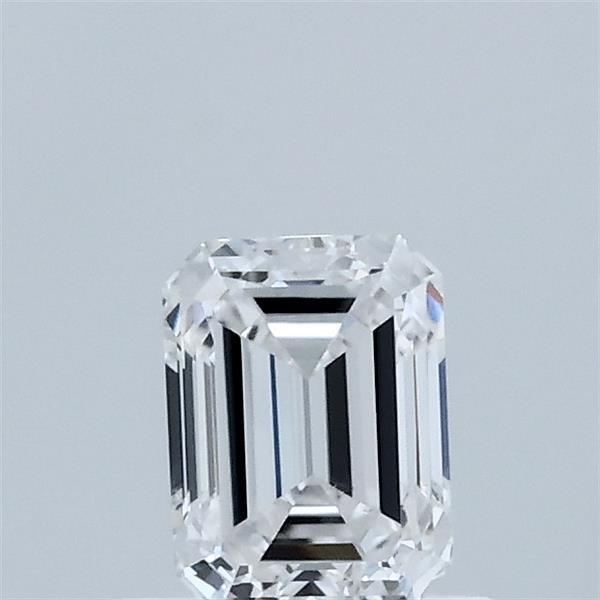 0.59 Carat Emerald Shaped, Excellent Cut, D Color, VS1 Clarity, IGI Certified Lab Grown Diamond