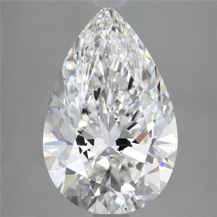 4.75 Carat Pear Shaped, Excellent Cut, E Color, VS1 Clarity, IGI Certified Lab Grown Diamond