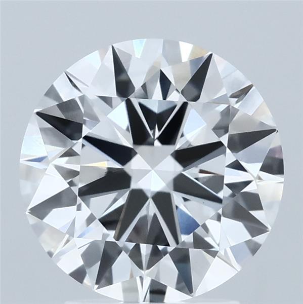 2.59 Carat Round Shaped, Ideal Cut, D Color, VS1 Clarity, IGI Certified Lab Grown Diamond