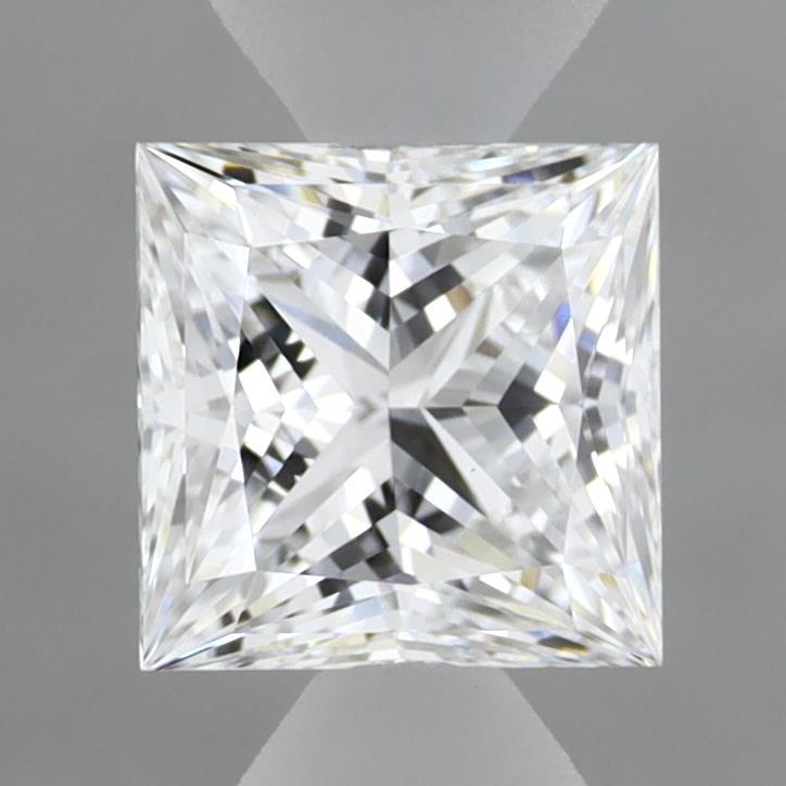 1.03 Carat Princess Shaped, Ideal Cut, E Color, VVS2 Clarity, IGI Certified Lab Grown Diamond