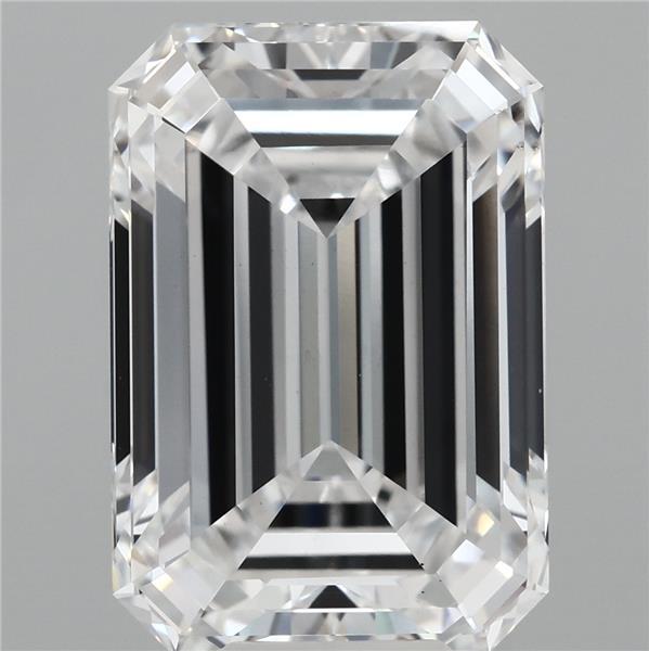 10.03 Carat Emerald Shaped, Ideal Cut, D Color, VS1 Clarity, IGI Certified Lab Grown Diamond