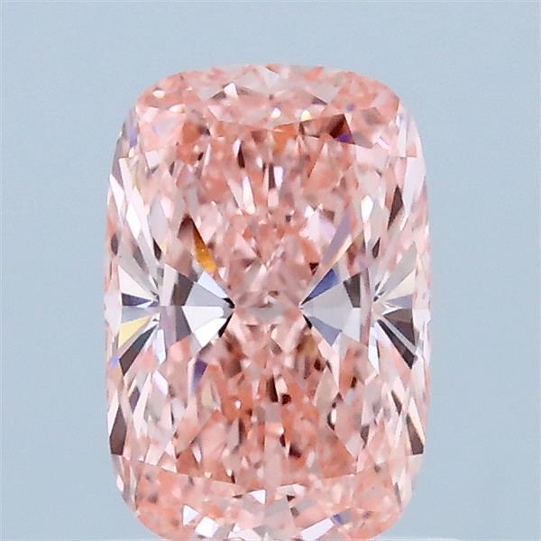1.00 Carat Cushion Shaped, Ideal Cut, FANCY VIVID PINK Color, VS1 Clarity, IGI Certified Lab Grown Diamond
