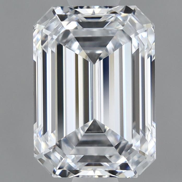 1.10 Carat Emerald Shaped, Ideal Cut, E Color, IF Clarity, IGI Certified Lab Grown Diamond
