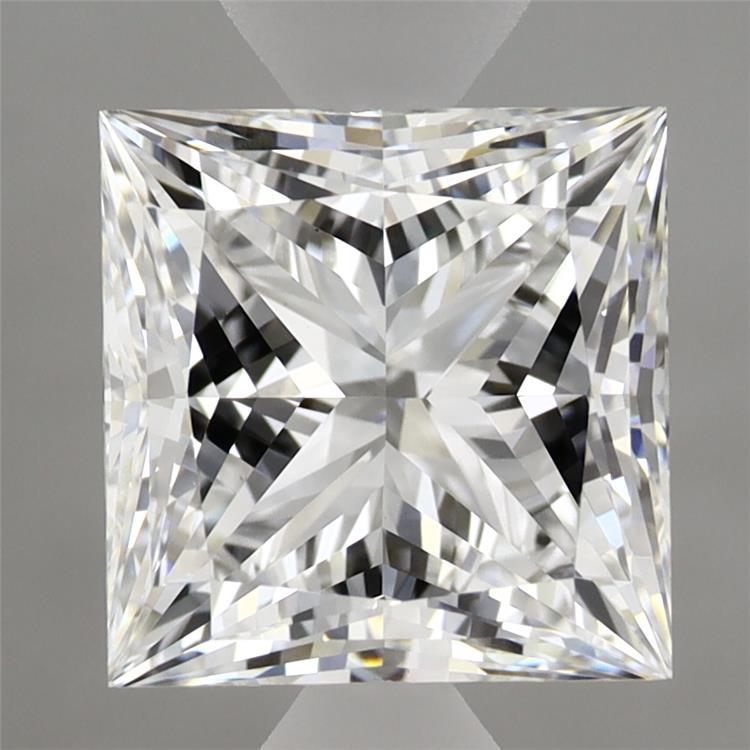 2.72 Carat Princess Shaped, Ideal Cut, E Color, VVS2 Clarity, IGI Certified Lab Grown Diamond