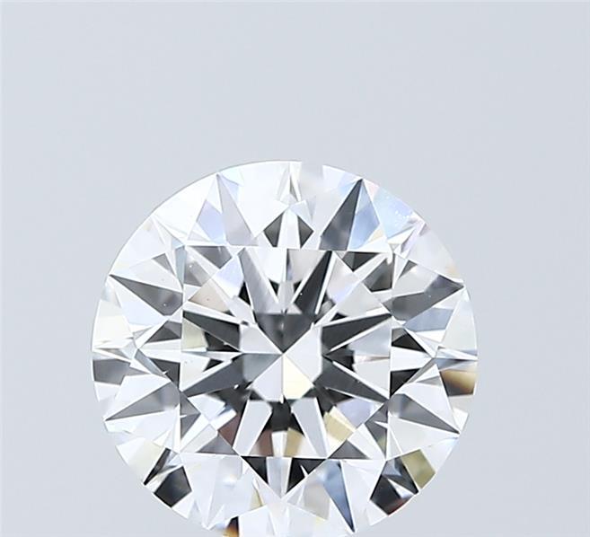 2.04 Carat Round Shaped, Ideal Cut, D Color, VVS2 Clarity, IGI Certified Lab Grown Diamond