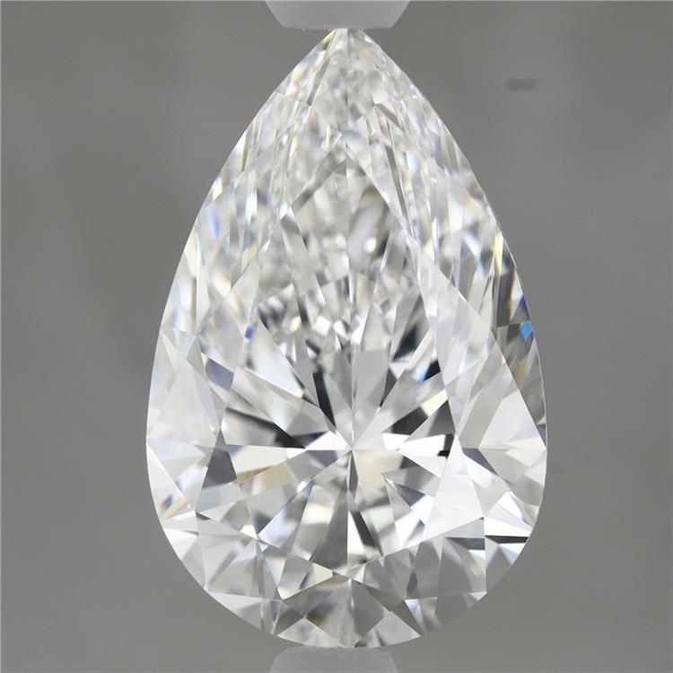 4.64 Carat Pear Shaped, Ideal Cut, E Color, VVS2 Clarity, IGI Certified Lab Grown Diamond