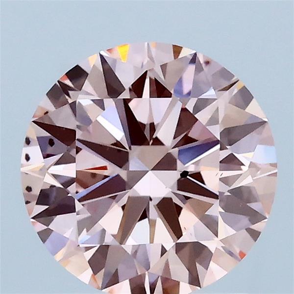 1.51 Carat Round Shaped, Excellent Cut, FANCY INTENSE PINK Color, SI1 Clarity, IGI Certified Lab Grown Diamond