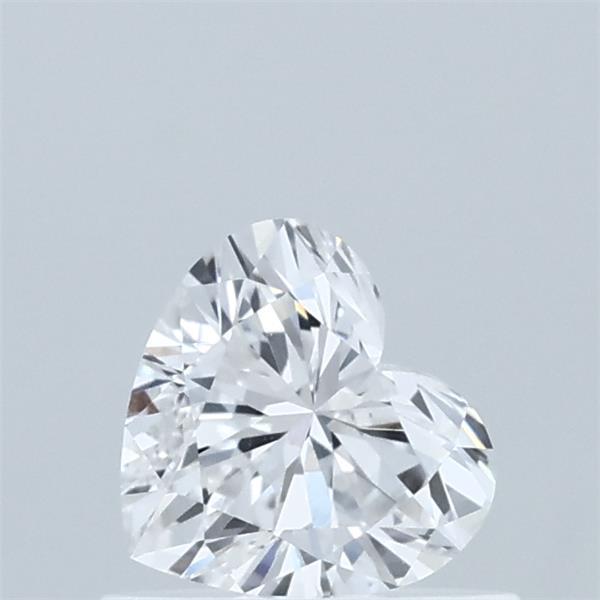 0.55 Carat Heart Shaped, Ideal Cut, D Color, VVS1 Clarity, IGI Certified Lab Grown Diamond
