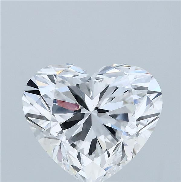 2.50 Carat Heart Shaped, Ideal Cut, D Color, VS1 Clarity, IGI Certified Lab Grown Diamond