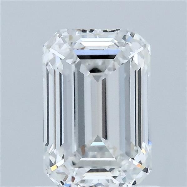 1.16 Carat Emerald Shaped, Ideal Cut, D Color, VVS2 Clarity, IGI Certified Lab Grown Diamond
