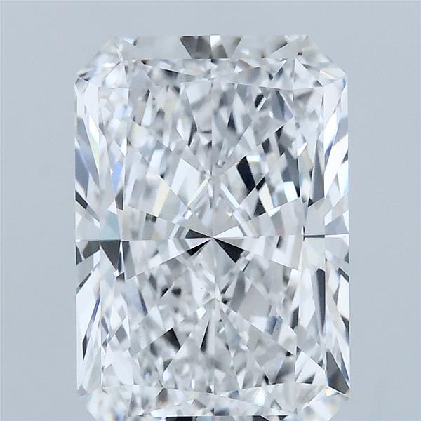 3.57 Carat Radiant Shaped, Ideal Cut, D Color, VVS2 Clarity, IGI Certified Lab Grown Diamond