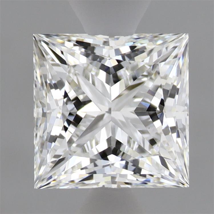 1.62 Carat Princess Shaped, Ideal Cut, E Color, VS1 Clarity, IGI Certified Lab Grown Diamond