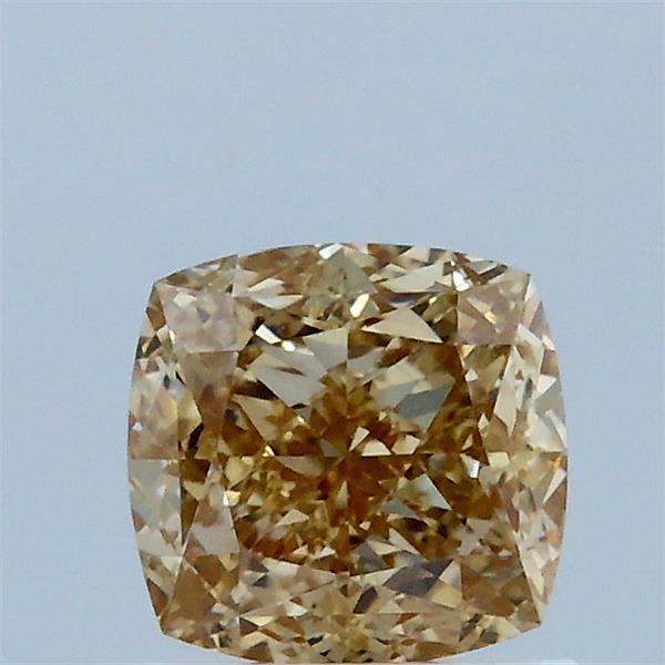 1.06 Carat Cushion Shaped, Ideal Cut, FANCY YELLOW Color, VVS2 Clarity, IGI Certified Lab Grown Diamond