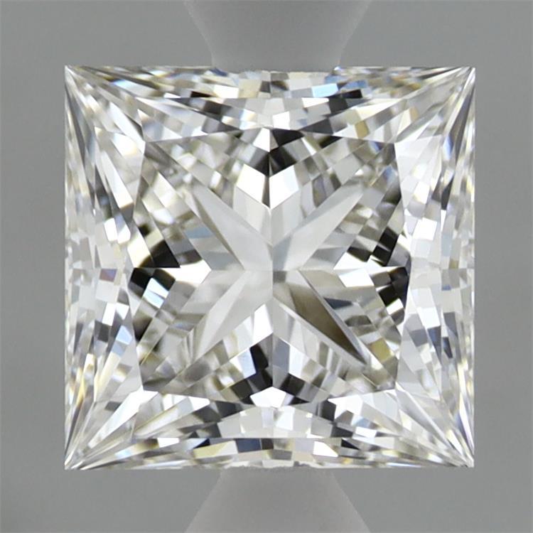 1.54 Carat Princess Shaped, Ideal Cut, G Color, VVS1 Clarity, IGI Certified Lab Grown Diamond