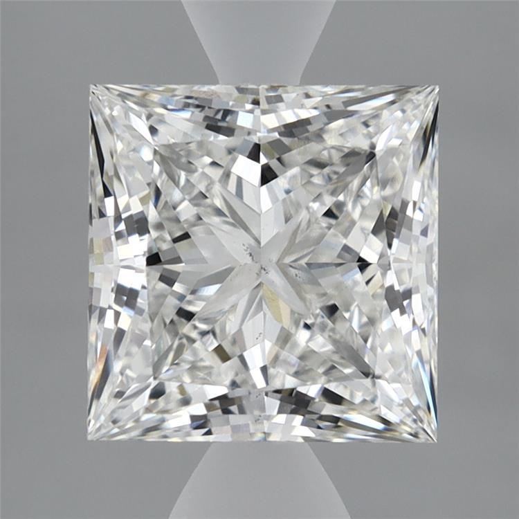 2.81 Carat Princess Shaped, Excellent Cut, E Color, VS2 Clarity, IGI Certified Lab Grown Diamond