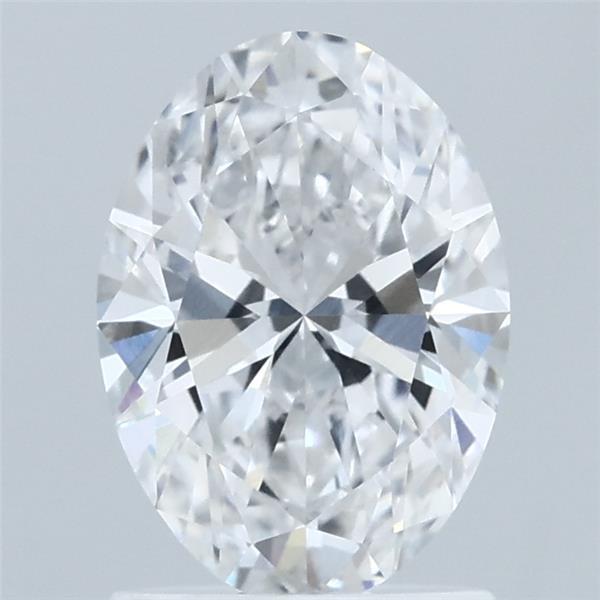 1.38 Carat Oval Shaped, Ideal Cut, D Color, VVS2 Clarity, IGI Certified Lab Grown Diamond