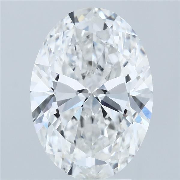 4.05 Carat Oval Shaped, Ideal Cut, E Color, VVS2 Clarity, IGI Certified Lab Grown Diamond
