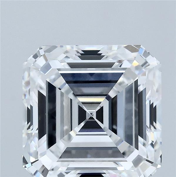 4.01 Carat Asscher Shaped, Excellent Cut, D Color, VVS2 Clarity, IGI Certified Lab Grown Diamond