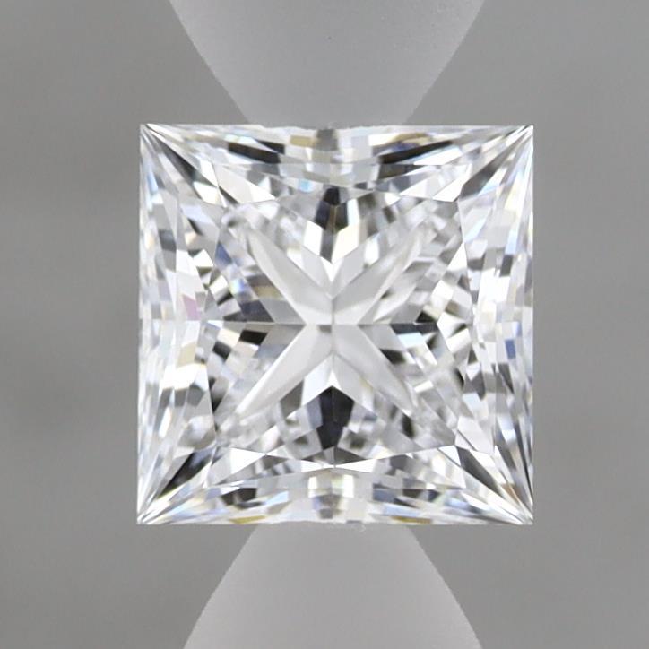 1.05 Carat Princess Shaped, Ideal Cut, D Color, IF Clarity, IGI Certified Lab Grown Diamond