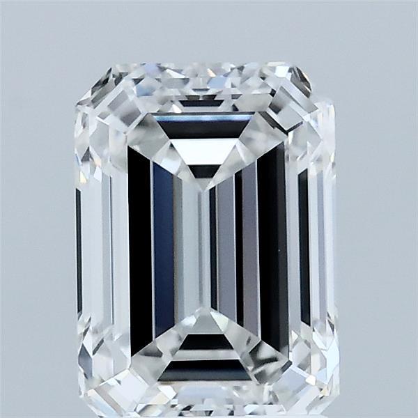 1.93 Carat Emerald Shaped, Ideal Cut, E Color, VVS2 Clarity, IGI Certified Lab Grown Diamond