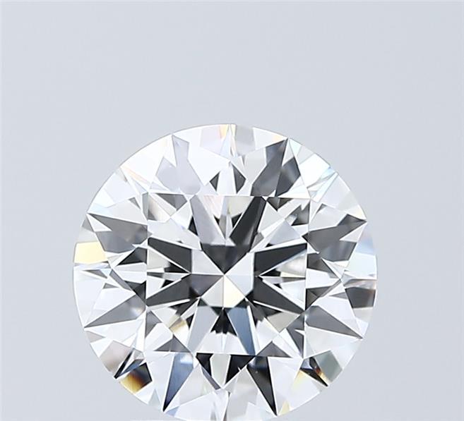 2.04 Carat Round Shaped, Ideal Cut, D Color, VVS2 Clarity, IGI Certified Lab Grown Diamond