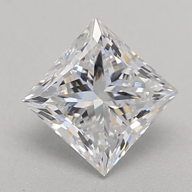 0.69 Carat Princess Shaped, Ideal Cut, D Color, VVS2 Clarity, IGI Certified Lab Grown Diamond