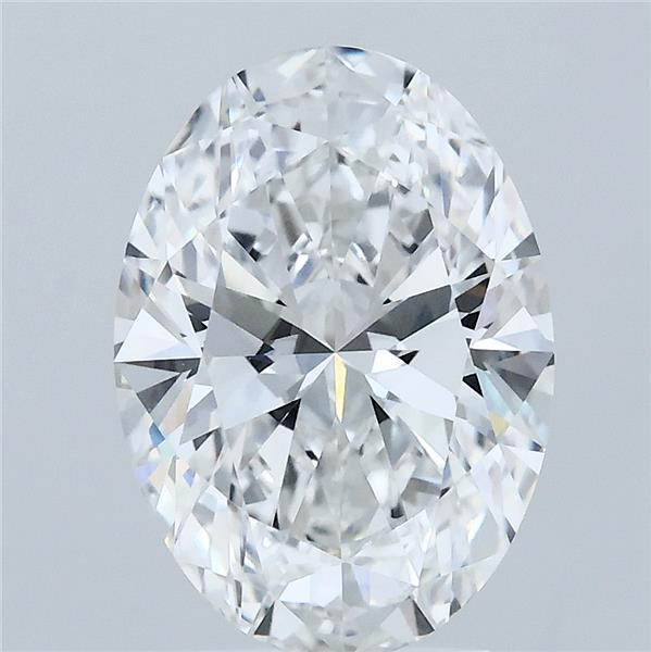 3.08 Carat Oval Shaped, Ideal Cut, E Color, VVS2 Clarity, IGI Certified Lab Grown Diamond