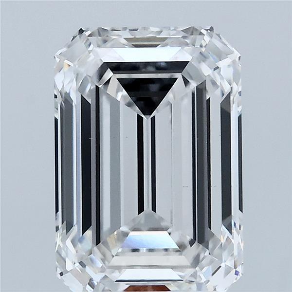 3.08 Carat Emerald Shaped, Ideal Cut, E Color, VS1 Clarity, IGI Certified Lab Grown Diamond