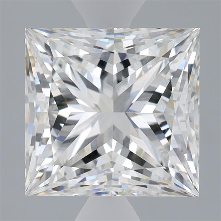3.61 Carat Princess Shaped, Ideal Cut, G Color, VS1 Clarity, IGI Certified Lab Grown Diamond