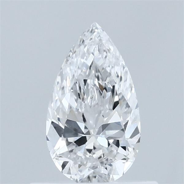 0.52 Carat Pear Shaped, Excellent Cut, D Color, VVS2 Clarity, IGI Certified Lab Grown Diamond