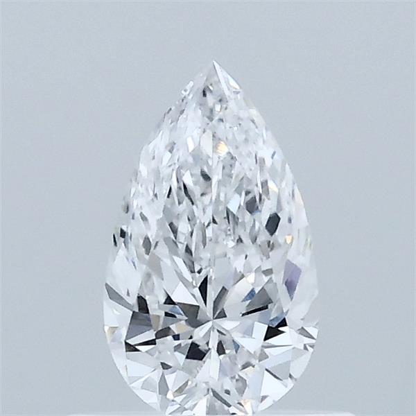 0.56 Carat Pear Shaped, Excellent Cut, D Color, VVS2 Clarity, IGI Certified Lab Grown Diamond