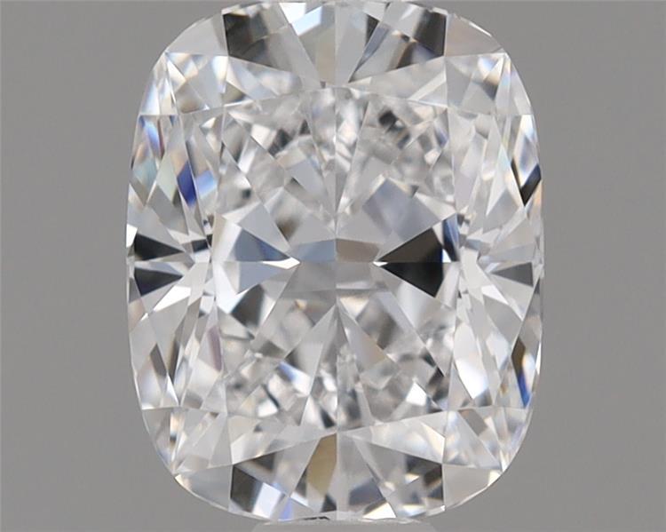 1.06 Carat Cushion Shaped, Ideal Cut, D Color, VVS2 Clarity, IGI Certified Lab Grown Diamond