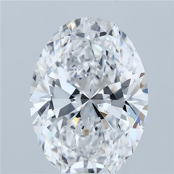 7.06 Carat Oval Shaped, Ideal Cut, D Color, VS1 Clarity, IGI Certified Lab Grown Diamond